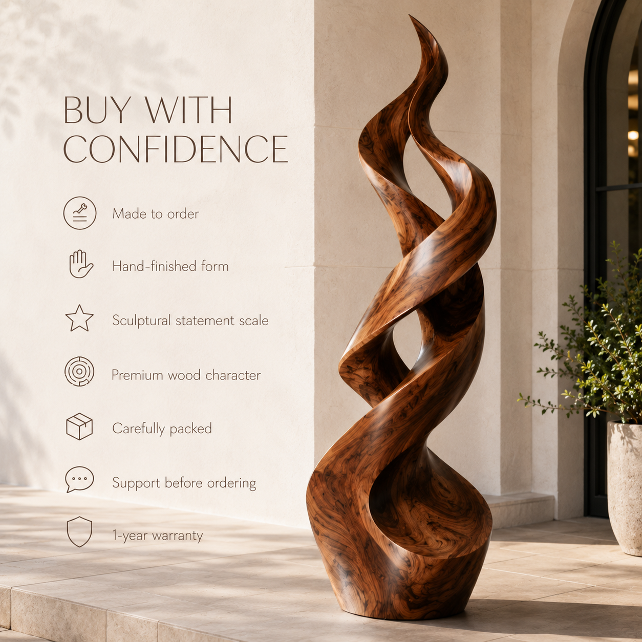 Rustic Calder Sculptural Decor Object - Design 036 - product image 08