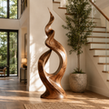 Rustic Soren Carved Abstract Sculpture - Design 037 - main view