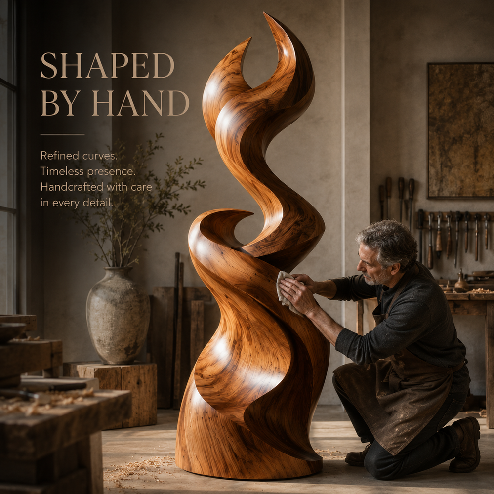 Rustic Elara Organic Form Sculpture - Design 038 - product image 04