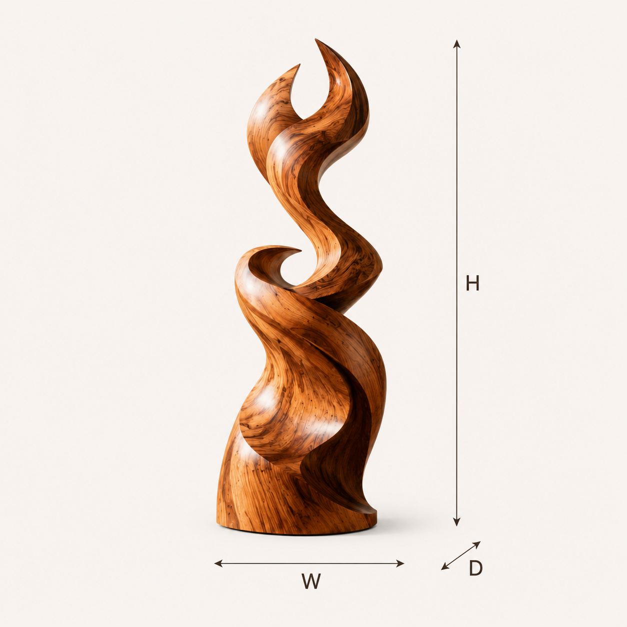 Rustic Elara Organic Form Sculpture - Design 038 - product image 06