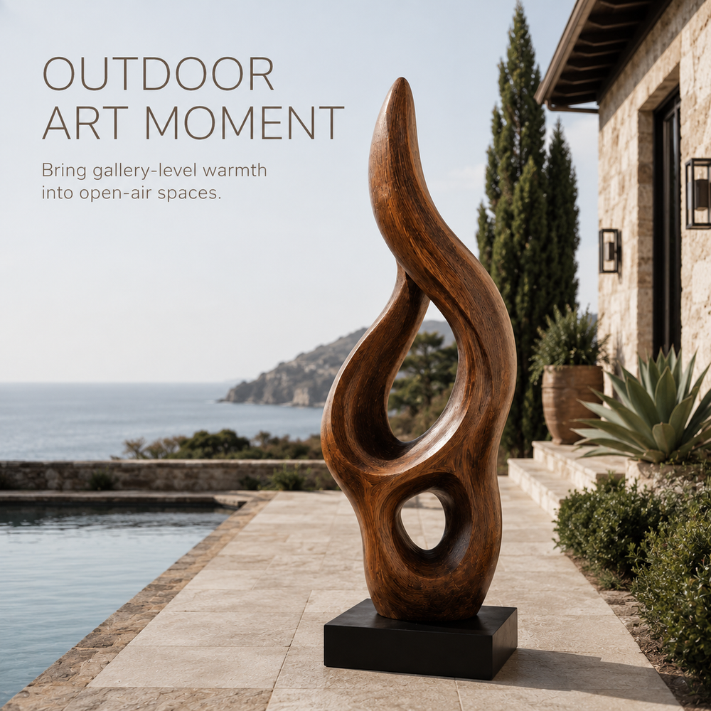 Rustic Nolan Gallery Shelf Sculpture - Design 040 - product image 07