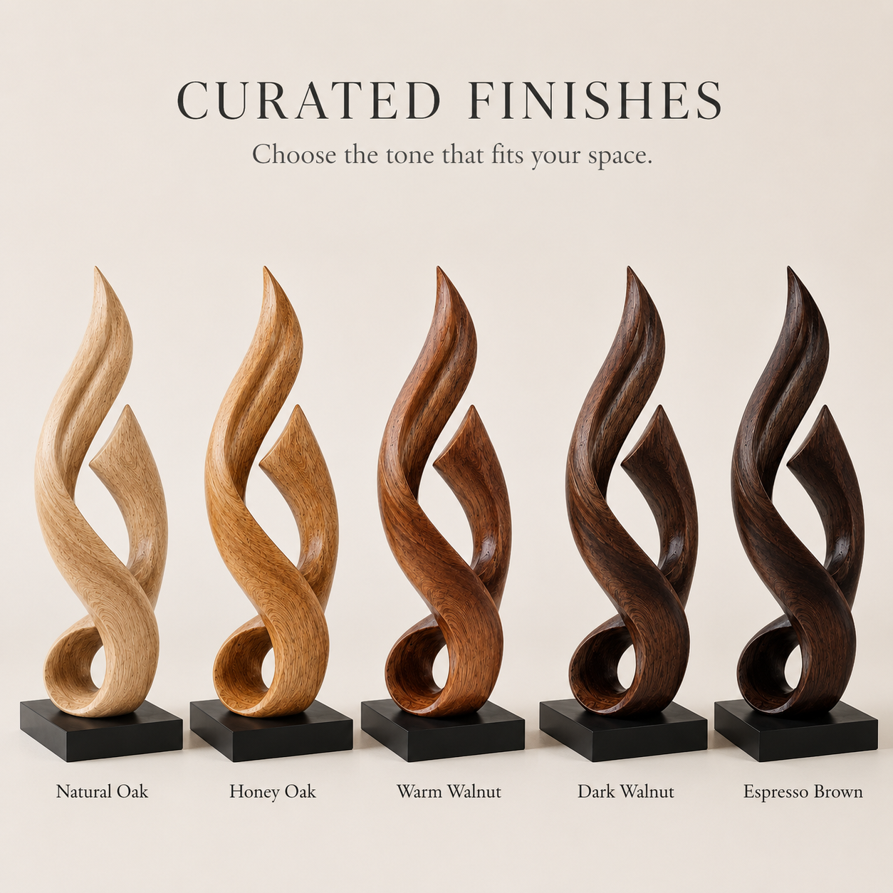 Rustic Liora Warm Abstract Sculpture - Design 041 - product image 11