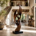 Rustic Rowan Hollow Form Sculpture - Design 042 - main view