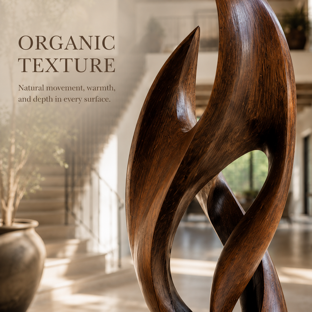 Rustic Rowan Hollow Form Sculpture - Design 042 - product image 05