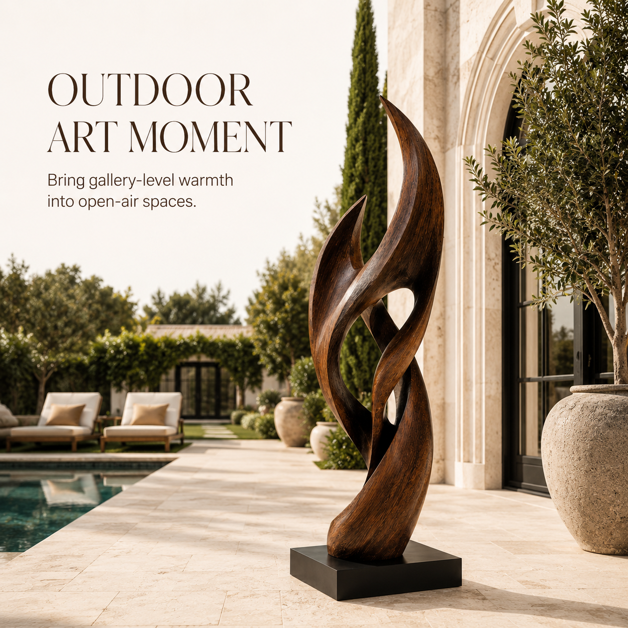 Rustic Rowan Hollow Form Sculpture - Design 042 - product image 07
