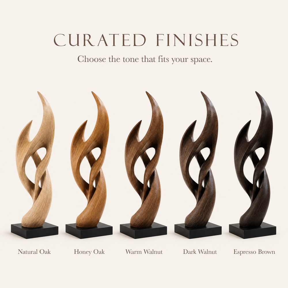 Rustic Rowan Hollow Form Sculpture - Design 042 - product image 11