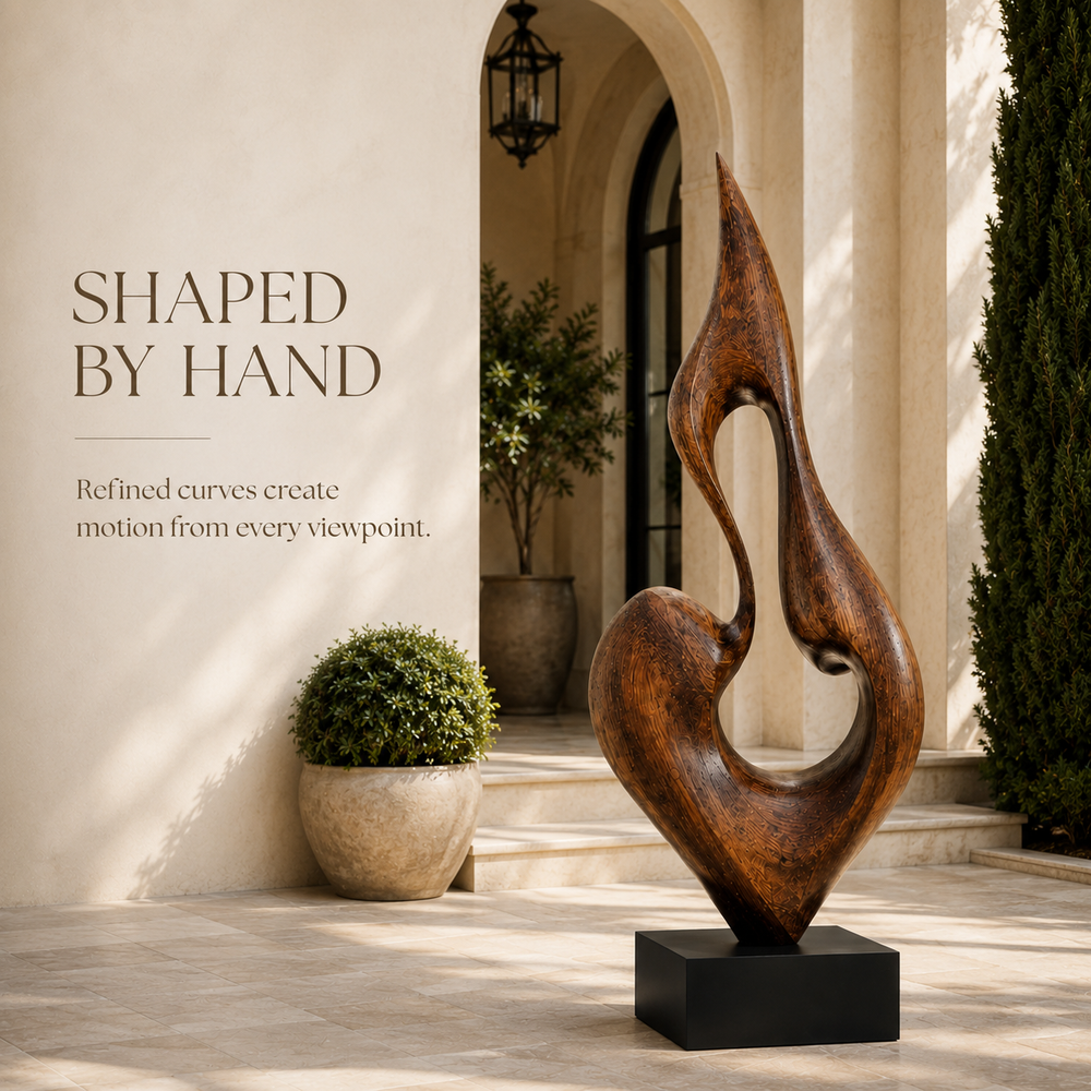 Rustic Brielle Sculptural Accent Object - Design 043 - product image 03