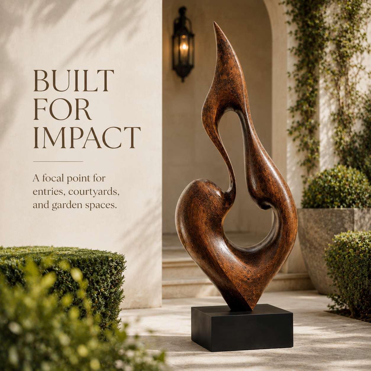 Rustic Brielle Sculptural Accent Object - Design 043 - product image 04
