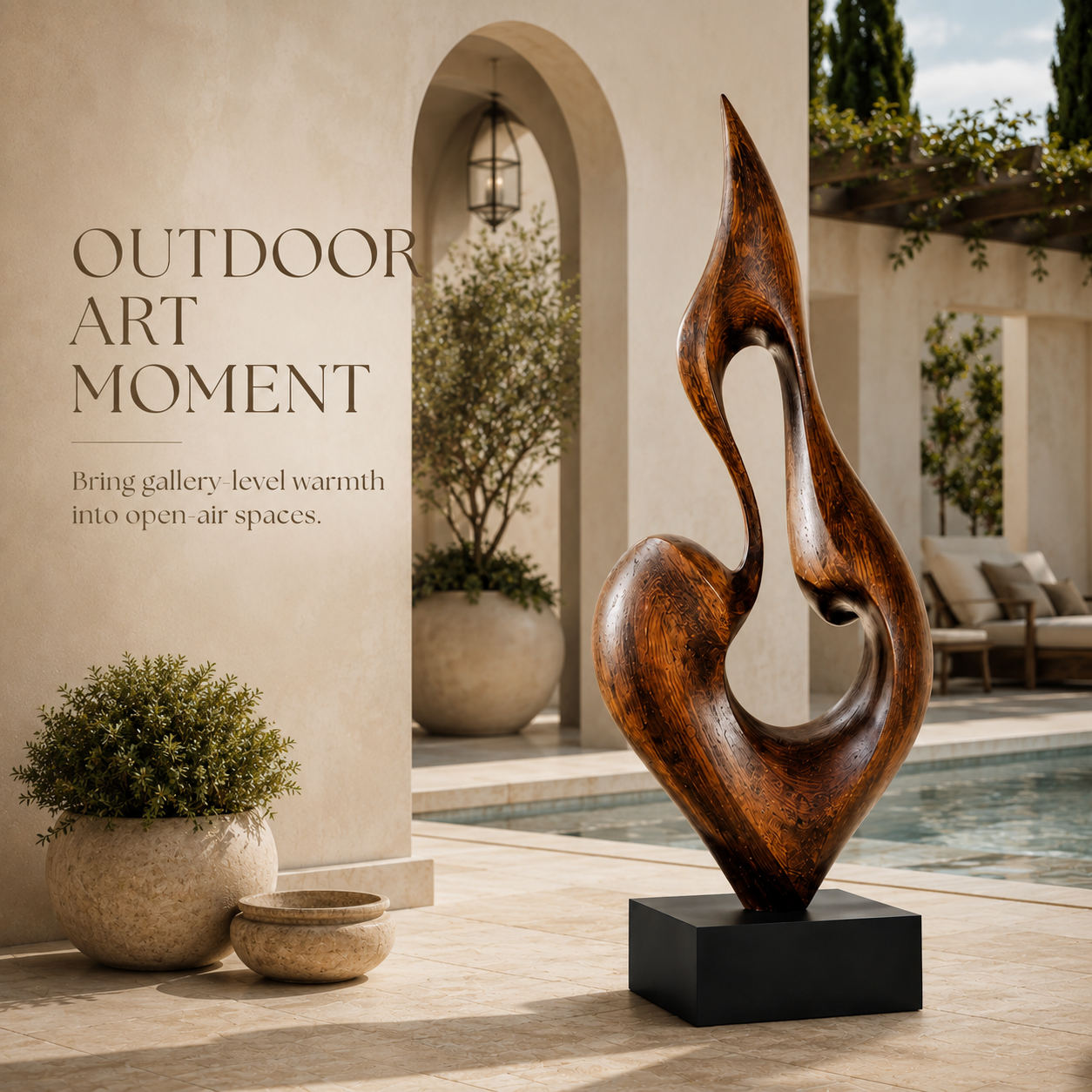 Rustic Brielle Sculptural Accent Object - Design 043 - product image 07