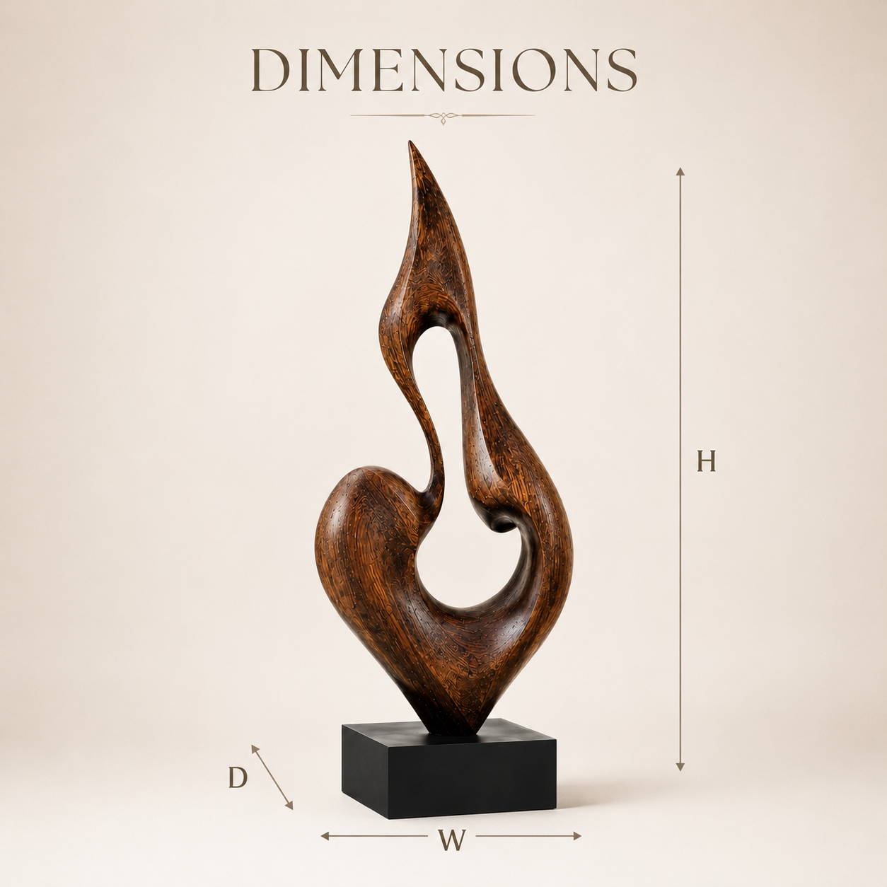 Rustic Brielle Sculptural Accent Object - Design 043 - product image 08