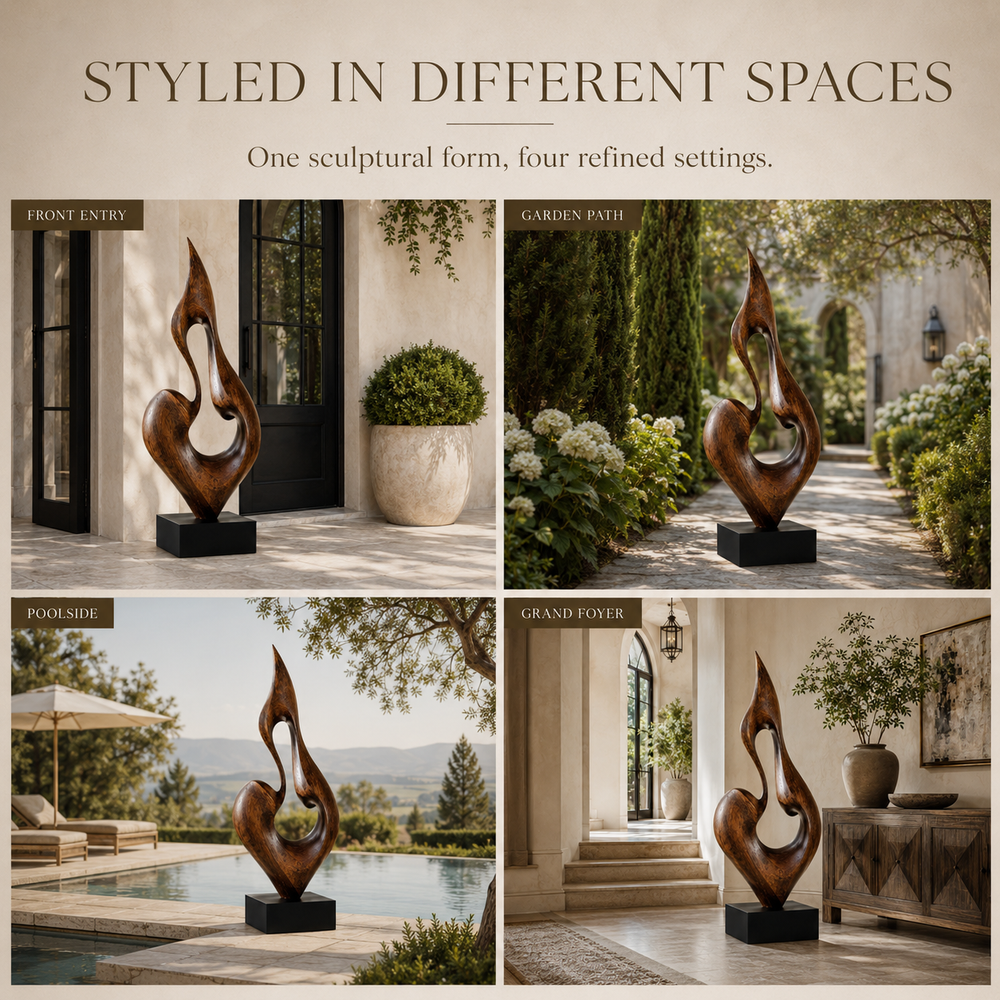 Rustic Brielle Sculptural Accent Object - Design 043 - product image 10