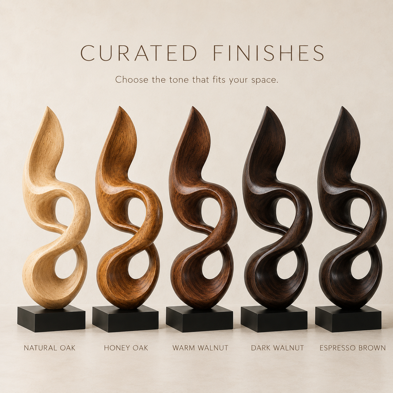 Rustic Arden Abstract Wood Sculpture - Design 044 - product image 11