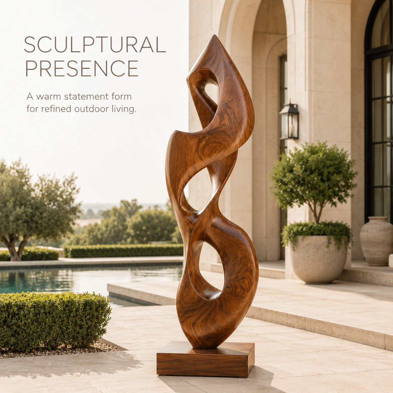 Rustic Mira Organic Table Sculpture - Design 045 - product image 02