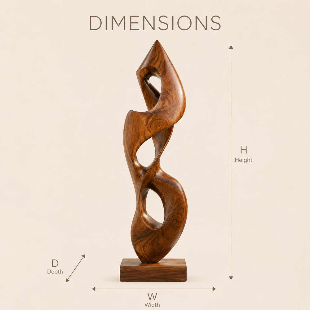 Rustic Mira Organic Table Sculpture - Design 045 - product image 08