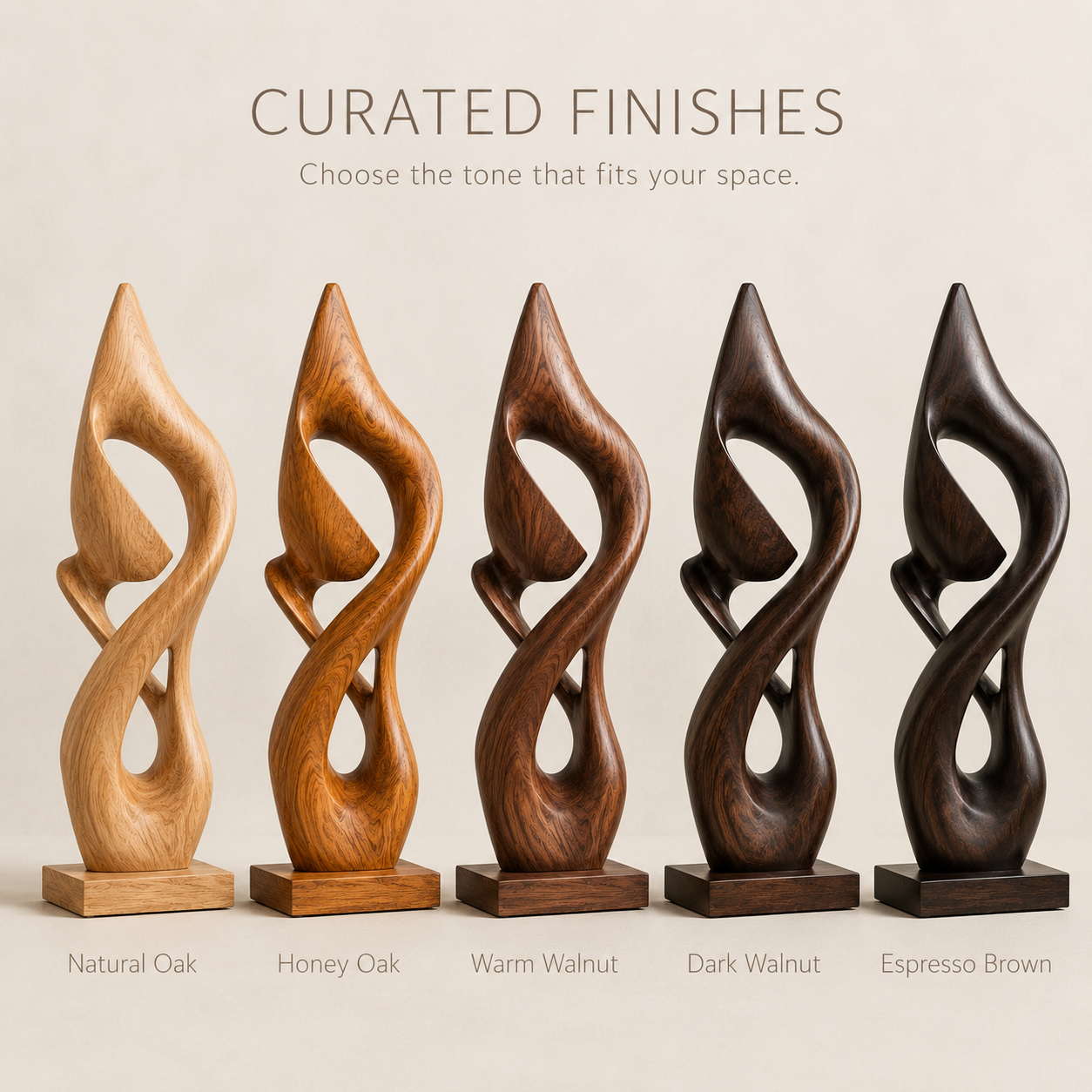 Rustic Soren Carved Abstract Sculpture - Design 047 - product image 11