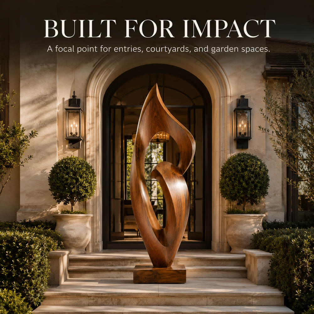 Rustic Elara Organic Form Sculpture - Design 048 - product image 04
