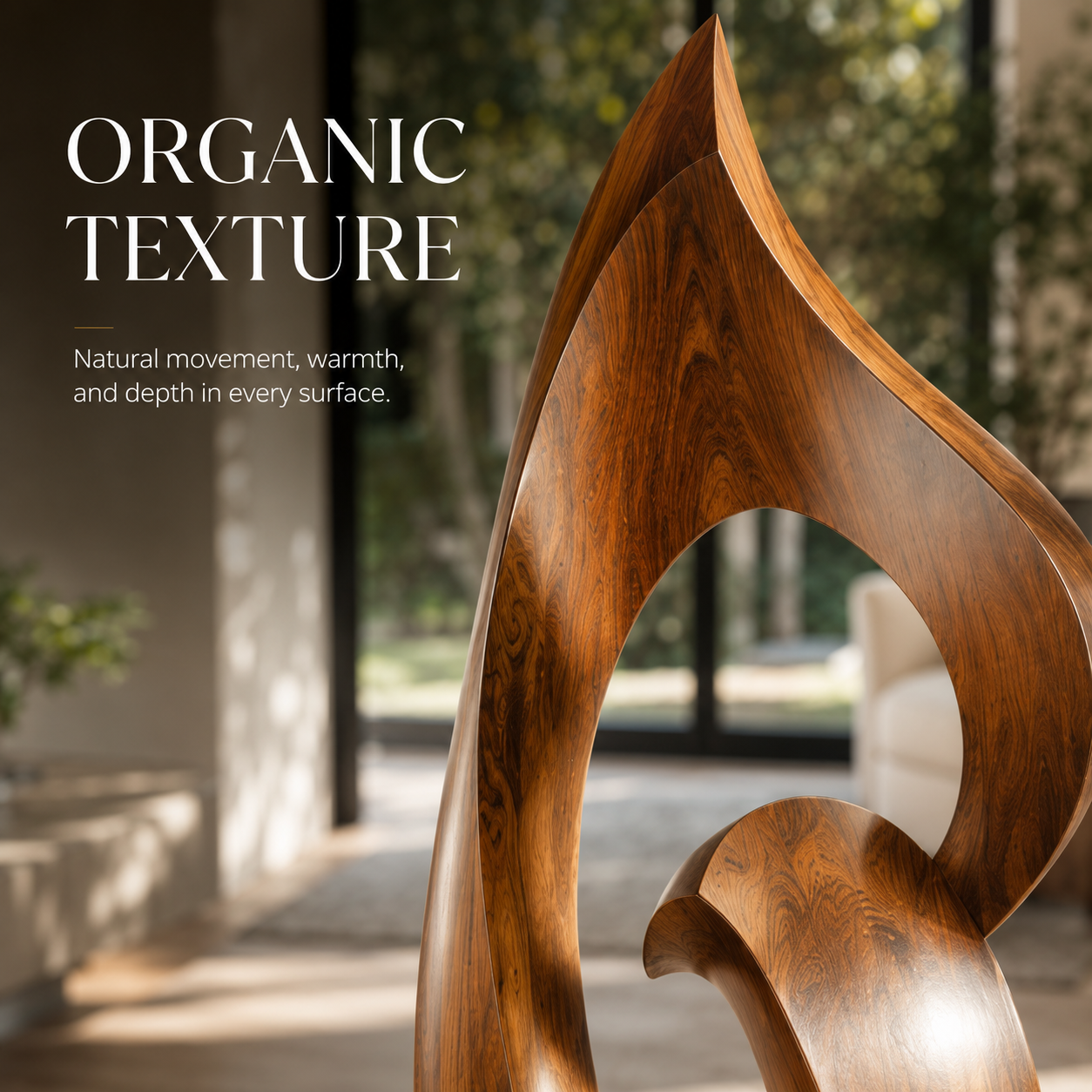 Rustic Elara Organic Form Sculpture - Design 048 - product image 05