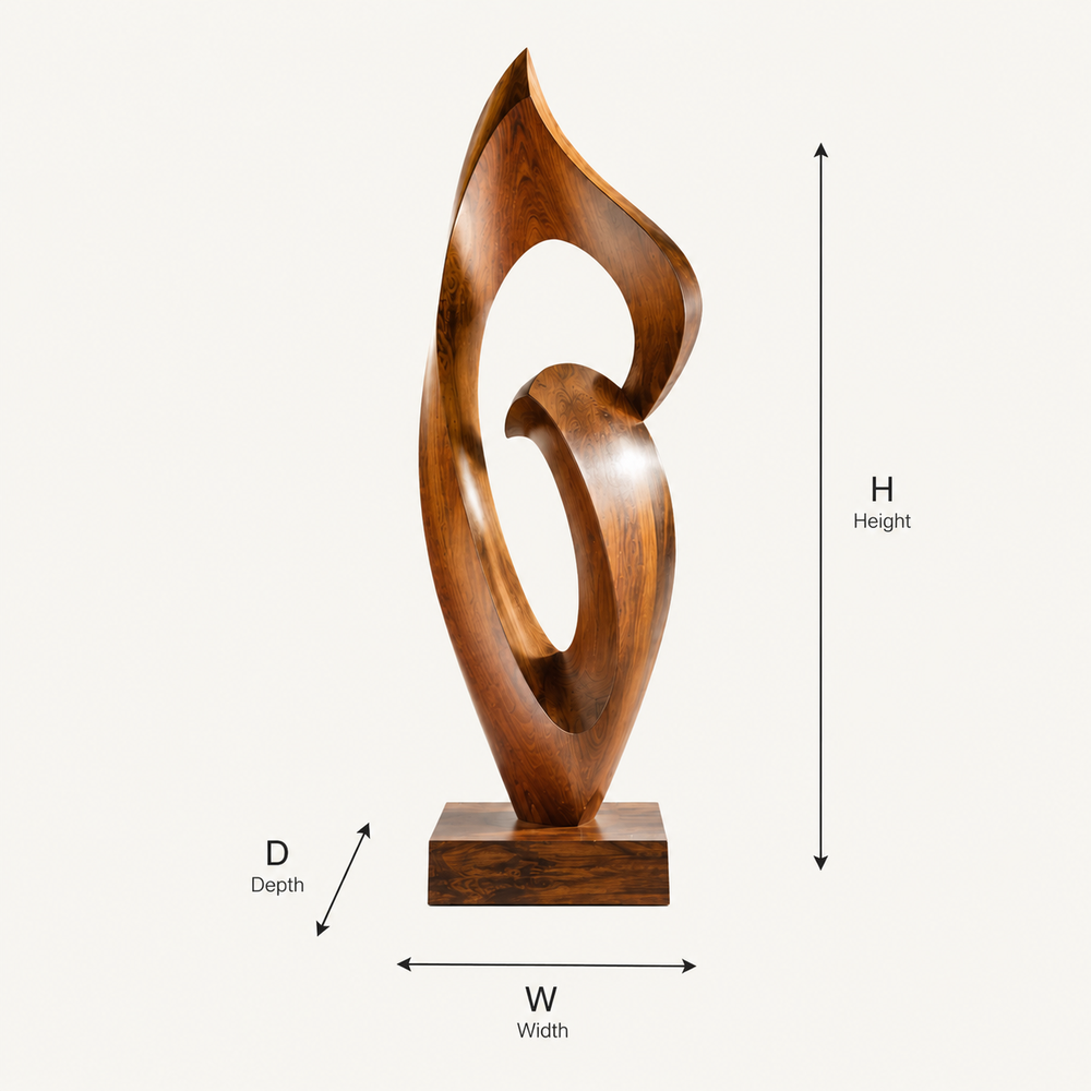 Rustic Elara Organic Form Sculpture - Design 048 - product image 08