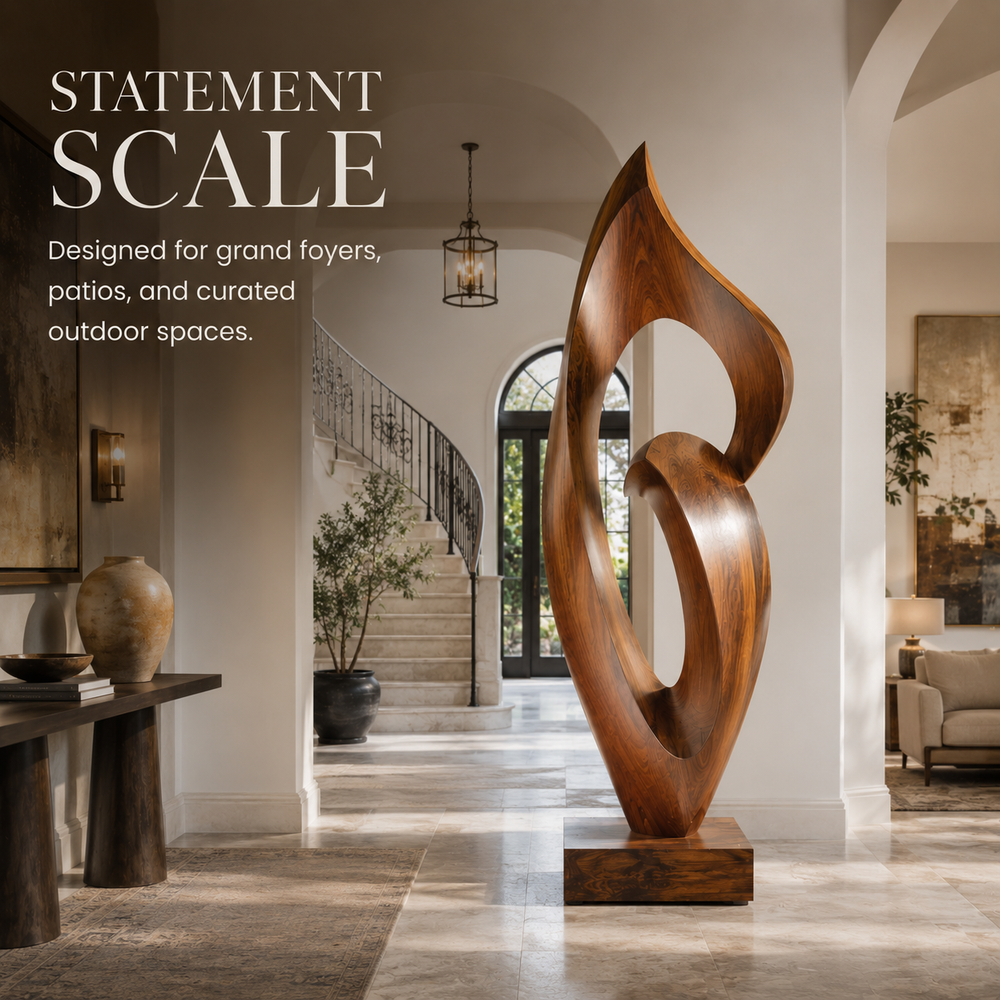 Rustic Elara Organic Form Sculpture - Design 048 - product image 11