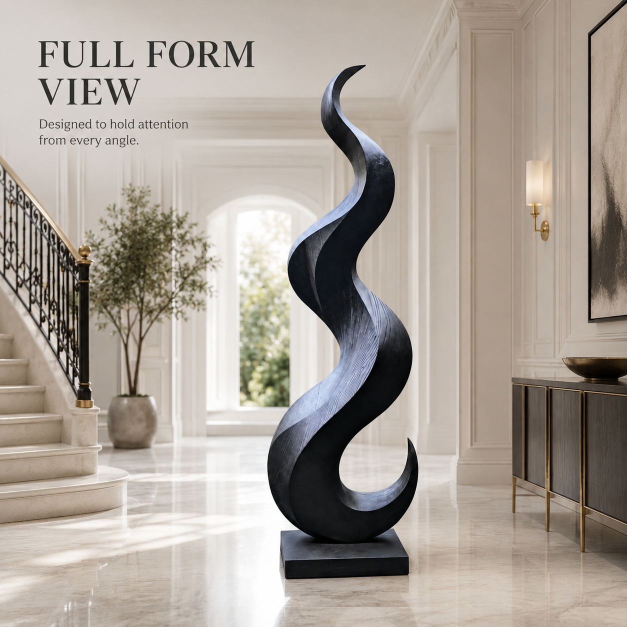 Rustic Nolan Gallery Shelf Sculpture - Design 050 - product image 03