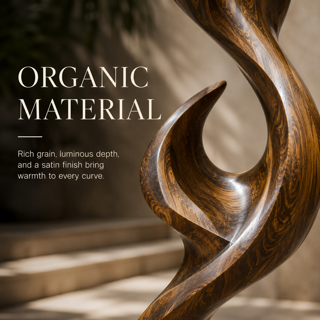 Rustic Liora Warm Abstract Sculpture - Design 051 - product image 03