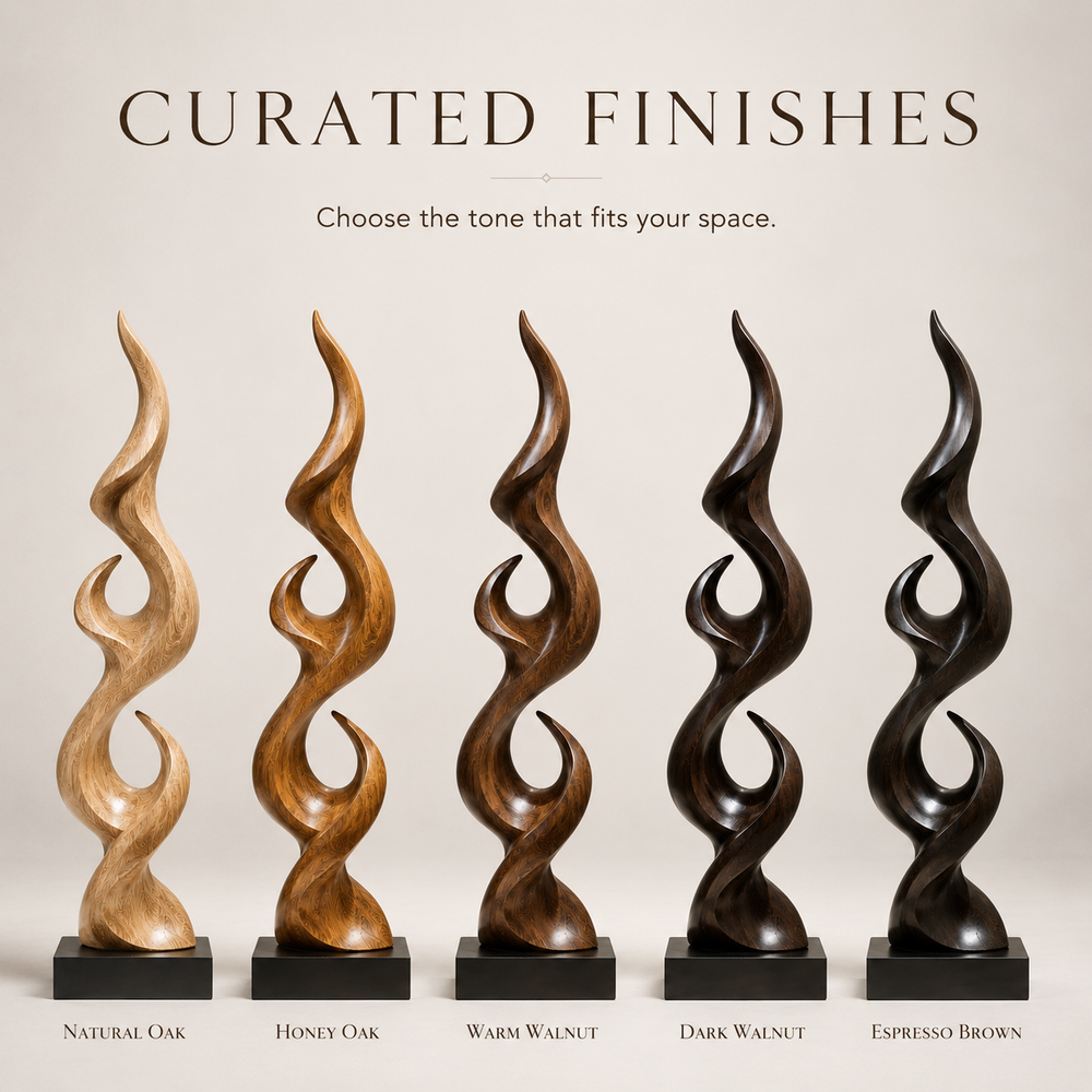 Rustic Liora Warm Abstract Sculpture - Design 051 - product image 07