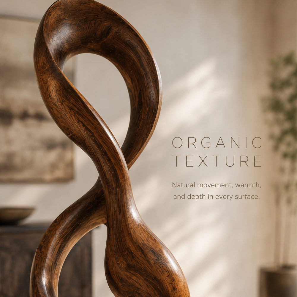 Rustic Rowan Hollow Form Sculpture - Design 052 - product image 05