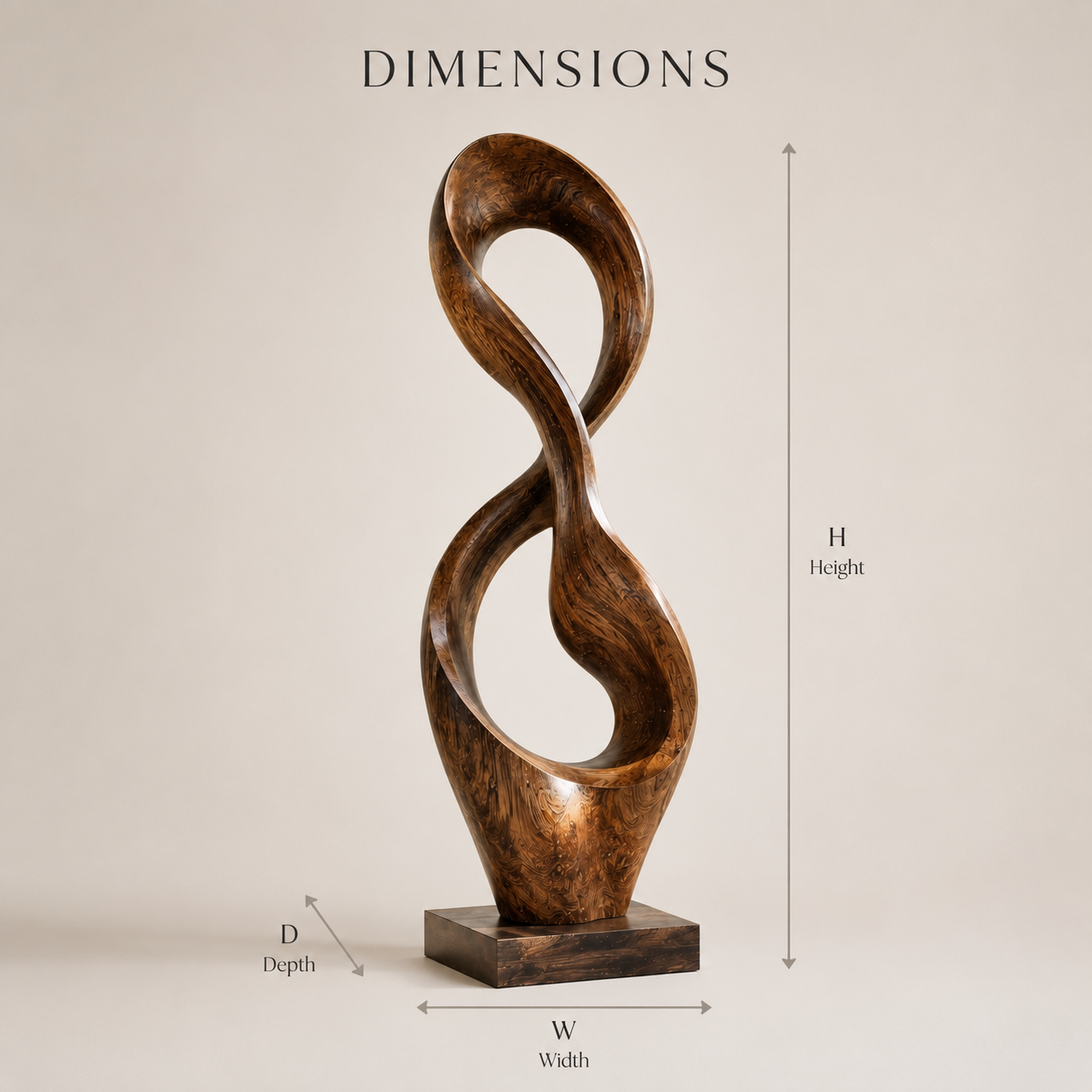 Rustic Rowan Hollow Form Sculpture - Design 052 - product image 08