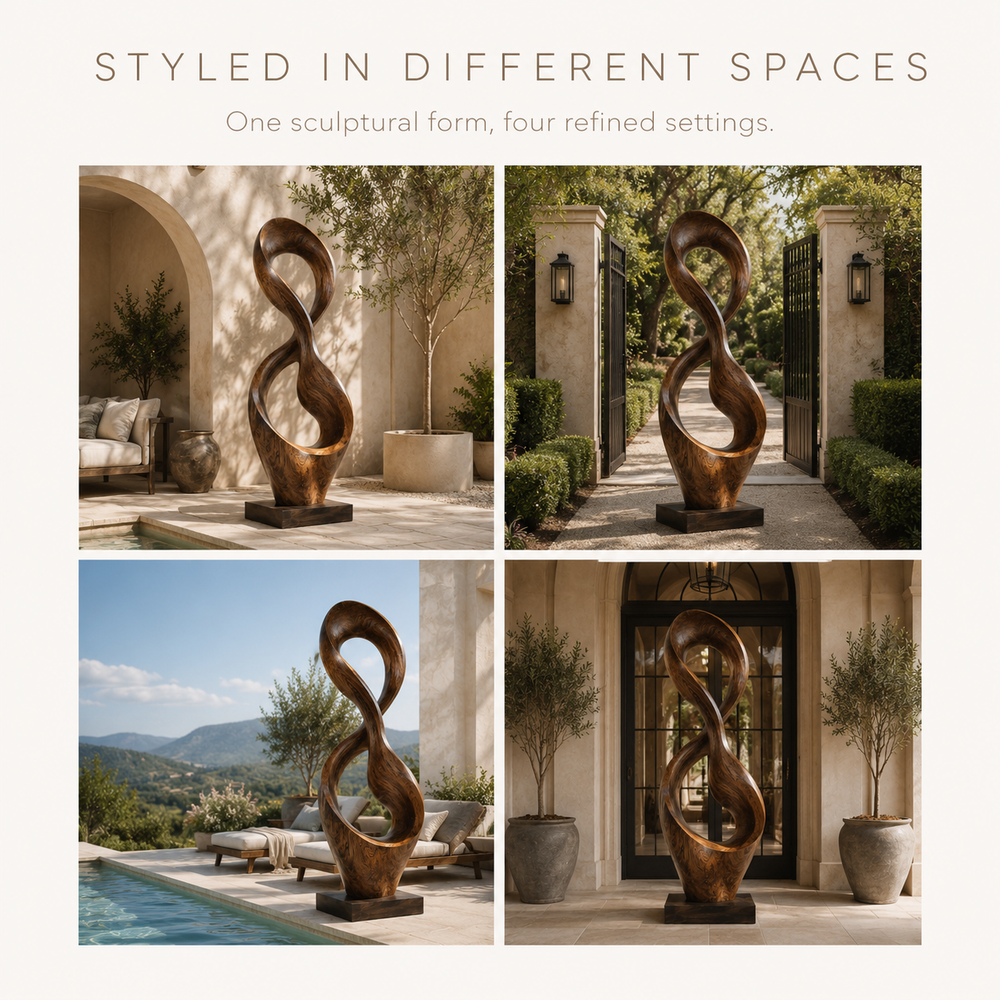 Rustic Rowan Hollow Form Sculpture - Design 052 - product image 10