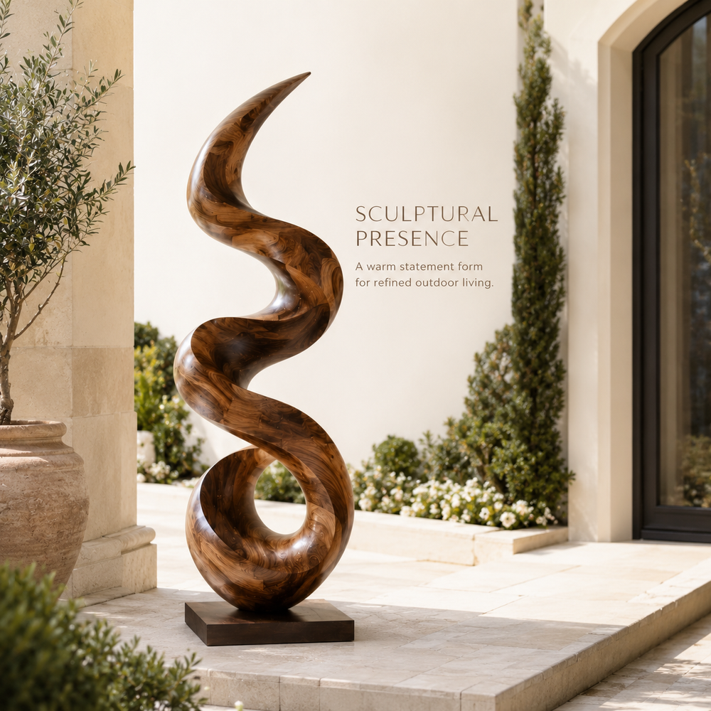 Rustic Brielle Sculptural Accent Object - Design 053 - product image 02