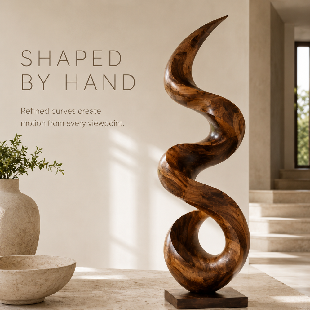 Rustic Brielle Sculptural Accent Object - Design 053 - product image 03