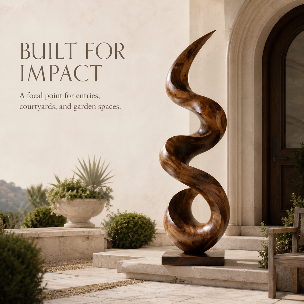 Rustic Brielle Sculptural Accent Object - Design 053 - product image 04