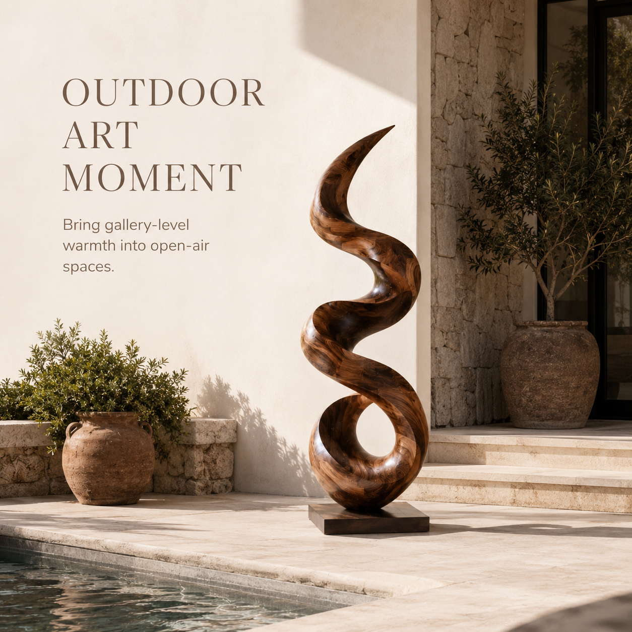Rustic Brielle Sculptural Accent Object - Design 053 - product image 07