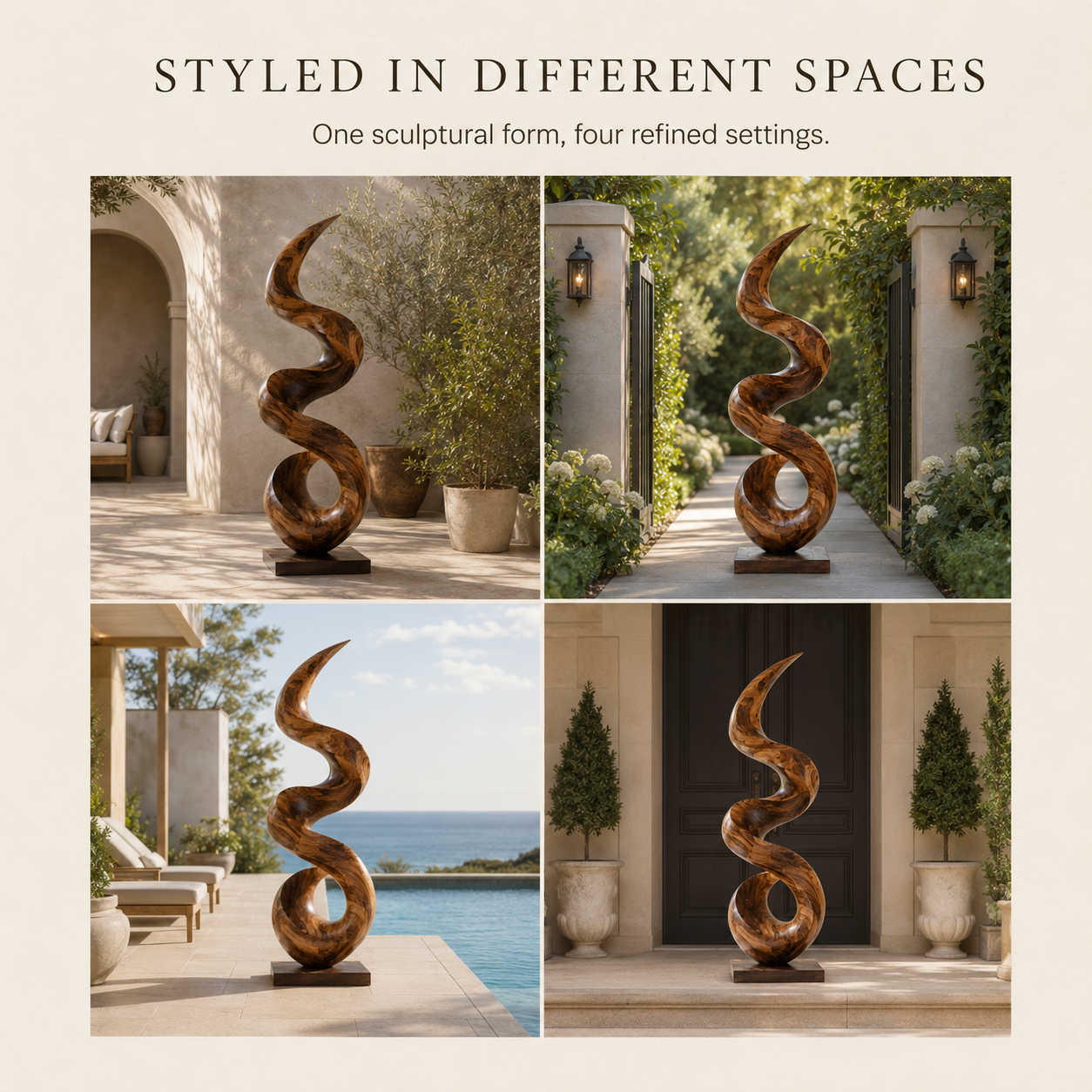 Rustic Brielle Sculptural Accent Object - Design 053 - product image 10