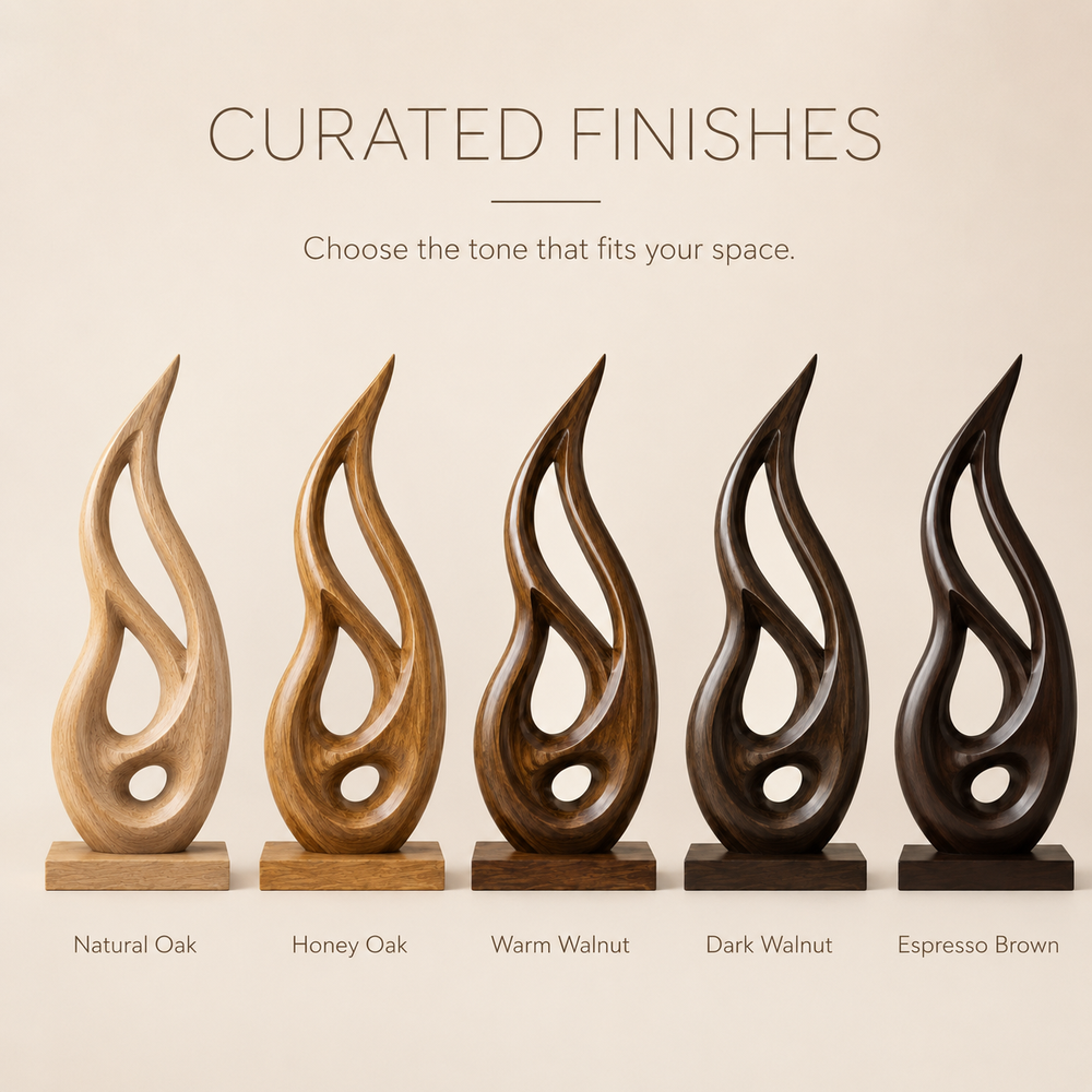 Rustic Arden Abstract Wood Sculpture - Design 054 - product image 11
