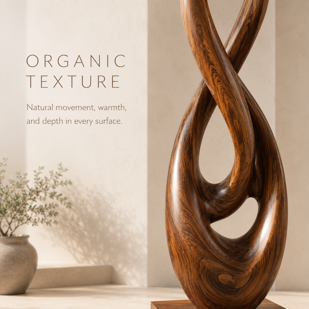 Rustic Mira Organic Table Sculpture - Design 055 - product image 05
