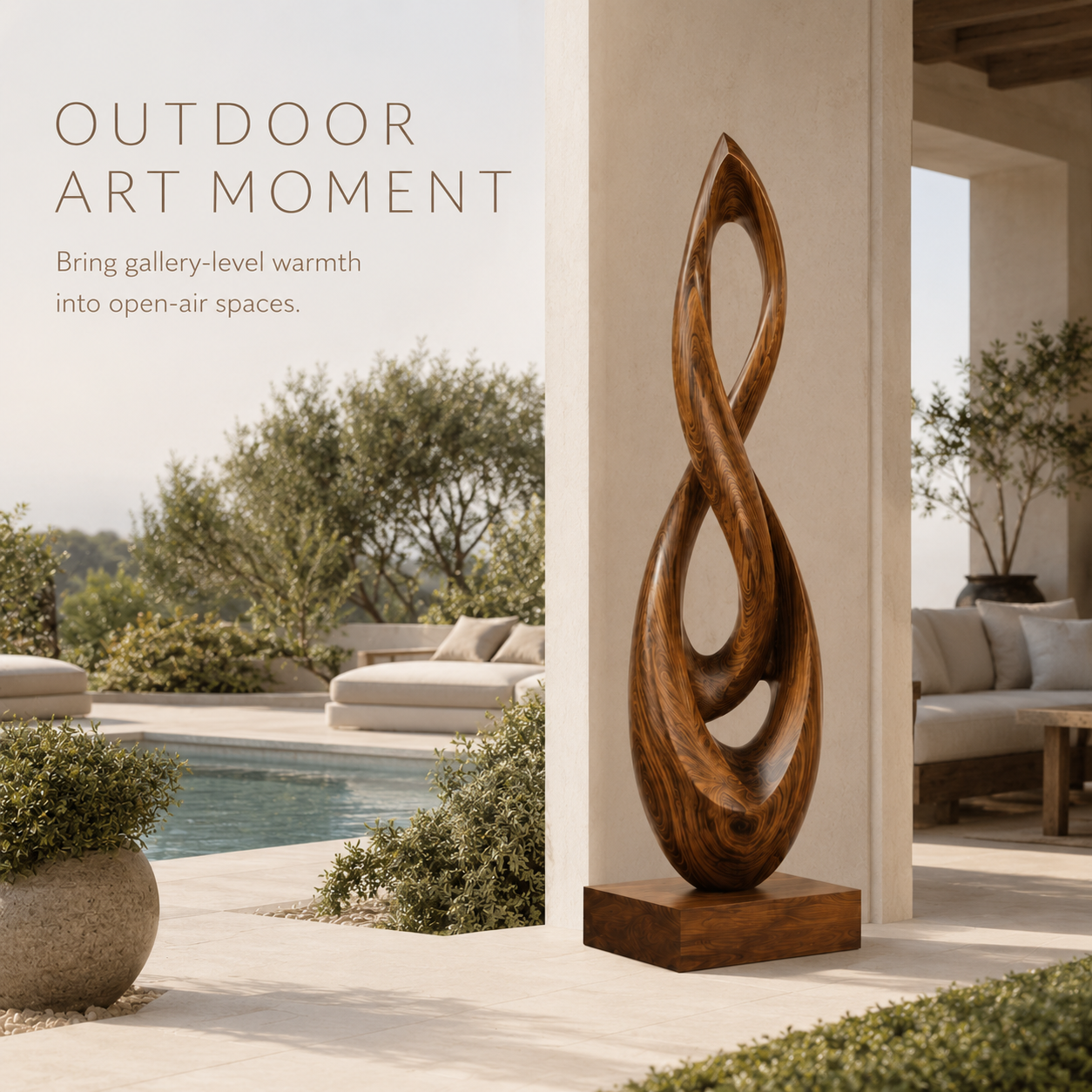 Rustic Mira Organic Table Sculpture - Design 055 - product image 07