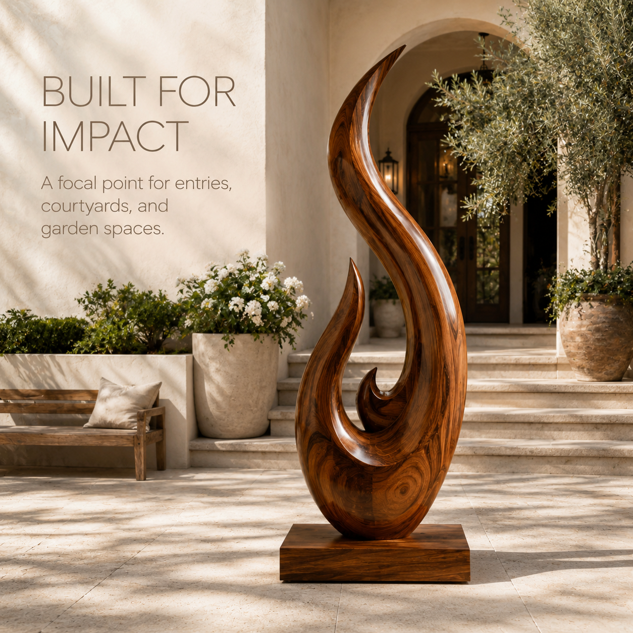 Rustic Calder Sculptural Decor Object - Design 056 - product image 04