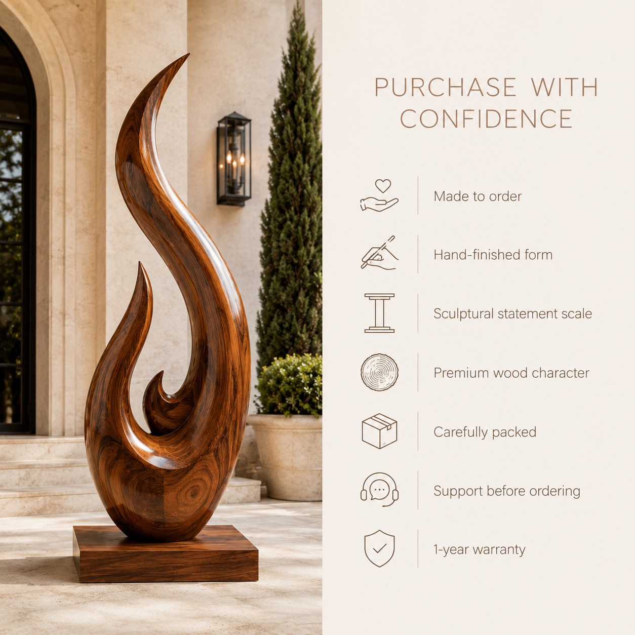 Rustic Calder Sculptural Decor Object - Design 056 - product image 09