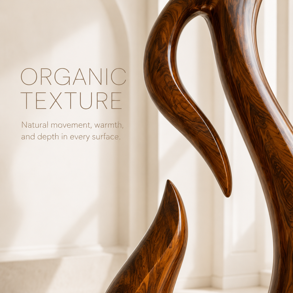 Rustic Soren Carved Abstract Sculpture - Design 057 - product image 05