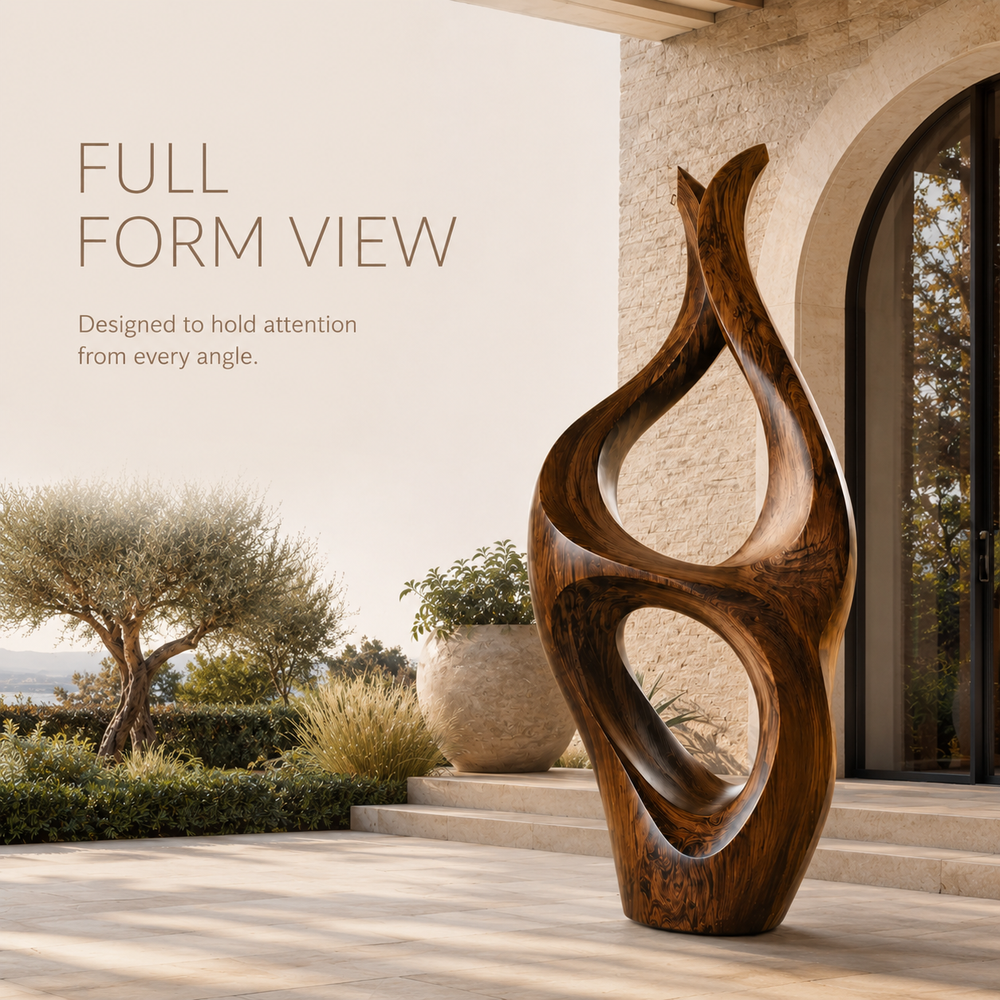 Rustic Elara Organic Form Sculpture - Design 058 - product image 03