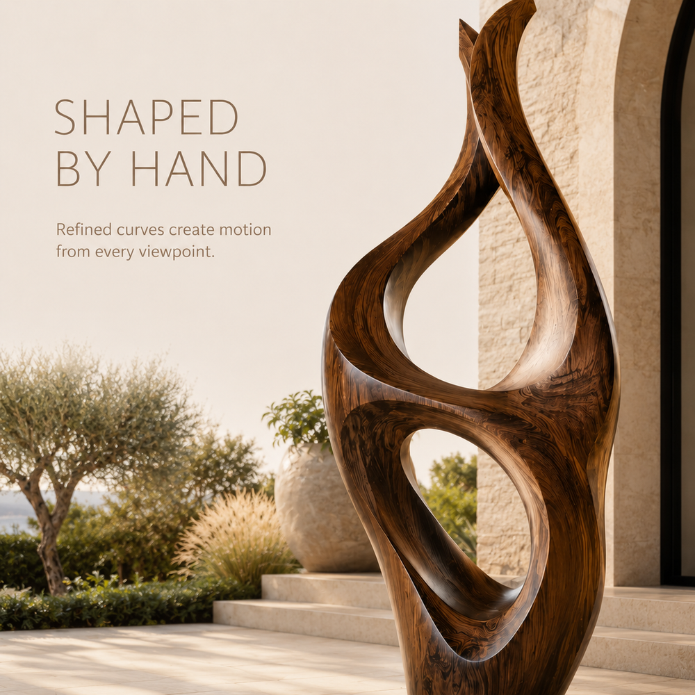 Rustic Elara Organic Form Sculpture - Design 058 - product image 06