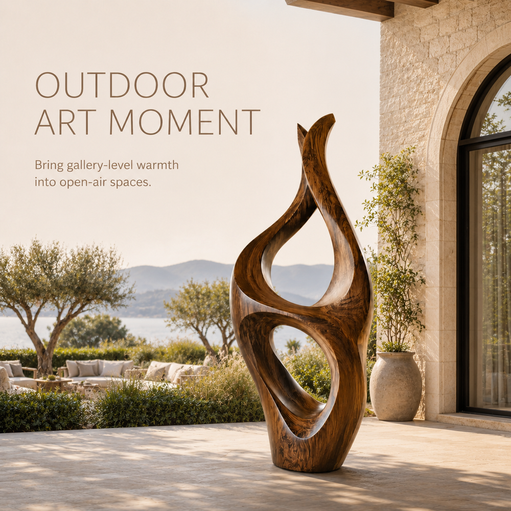 Rustic Elara Organic Form Sculpture - Design 058 - product image 07