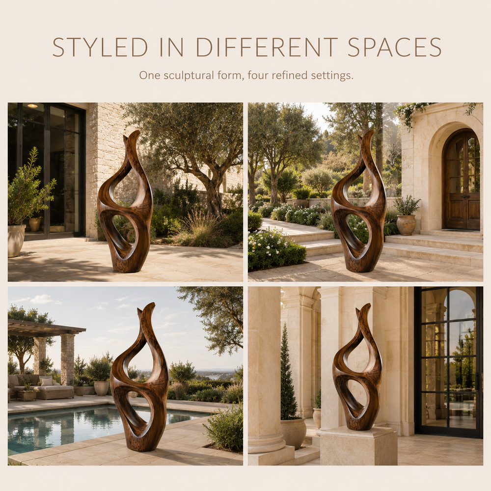 Rustic Elara Organic Form Sculpture - Design 058 - product image 10