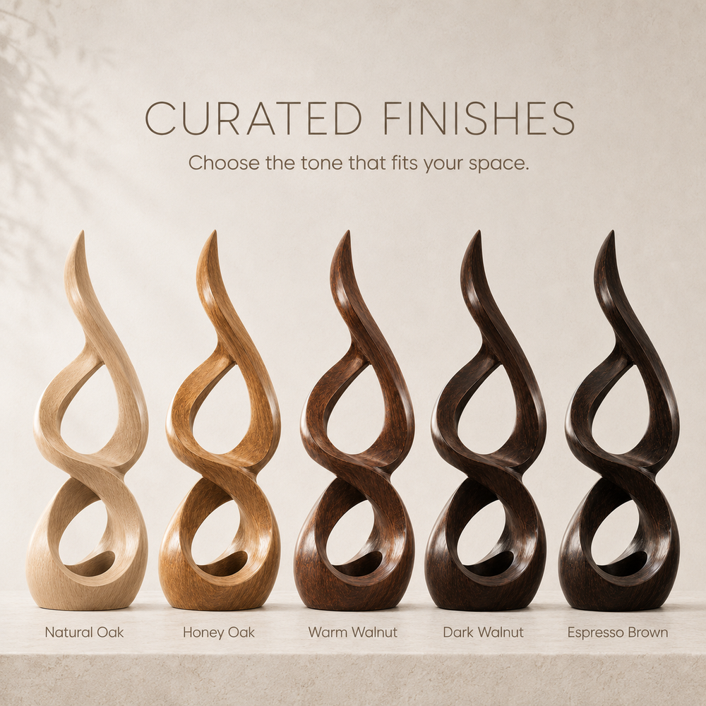 Rustic Veyra Modern Wood Sculpture - Design 059 - product image 11