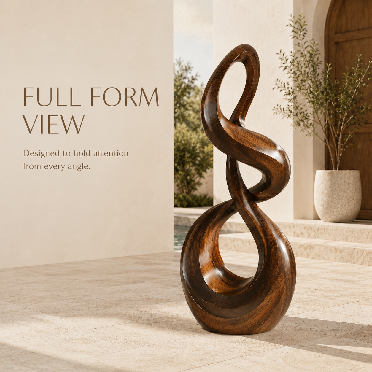 Rustic Nolan Gallery Shelf Sculpture - Design 060 - product image 03