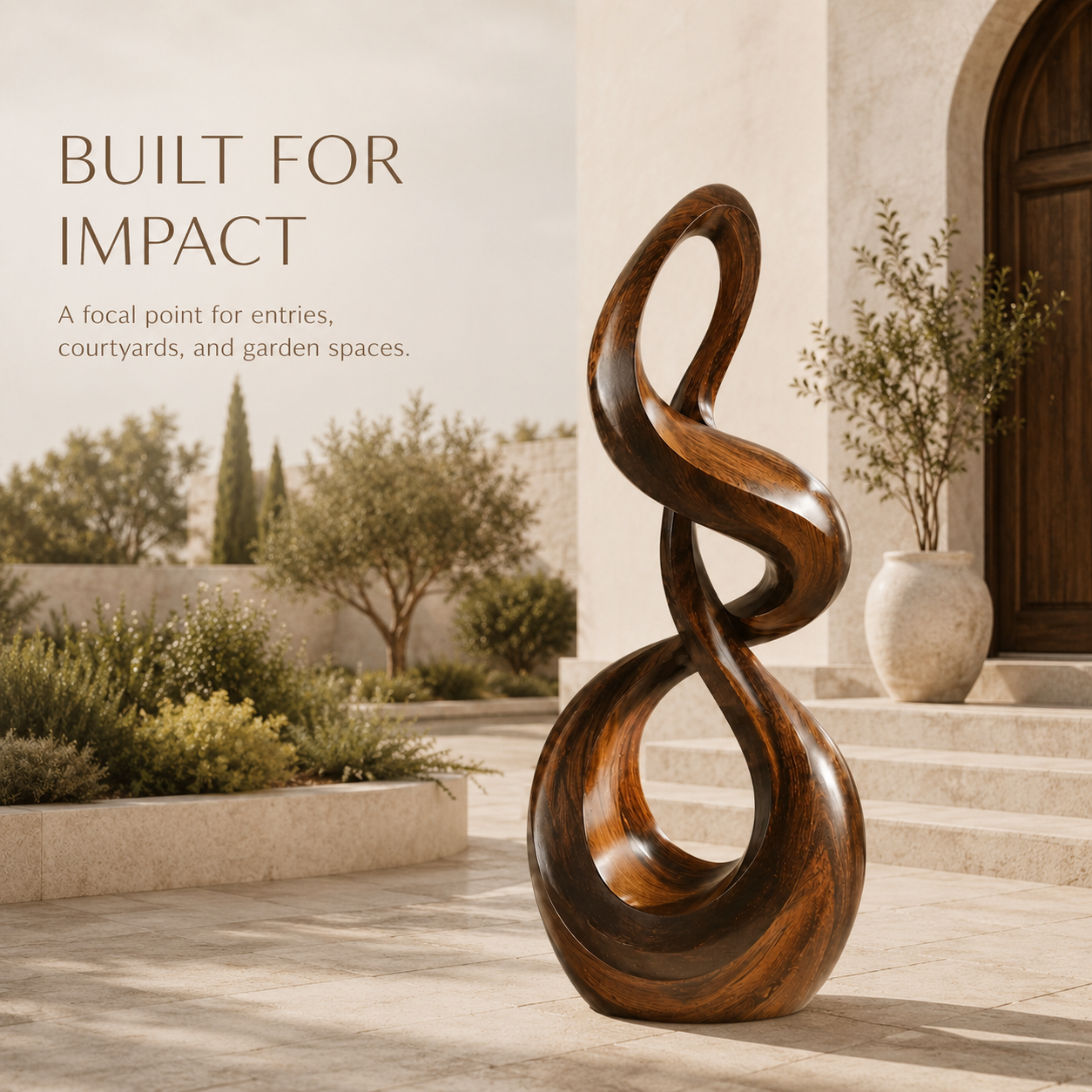 Rustic Nolan Gallery Shelf Sculpture - Design 060 - product image 04
