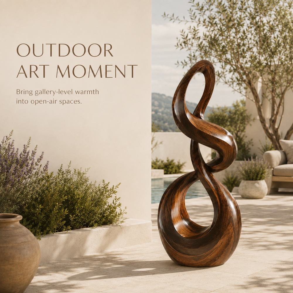 Rustic Nolan Gallery Shelf Sculpture - Design 060 - product image 07