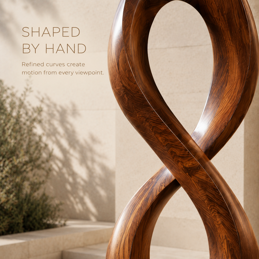 Rustic Liora Warm Abstract Sculpture - Design 061 - product image 06