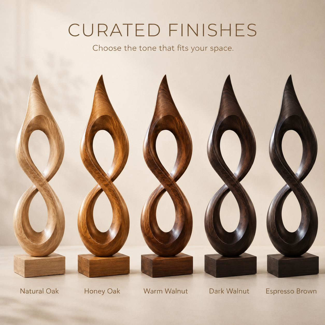 Rustic Liora Warm Abstract Sculpture - Design 061 - product image 11